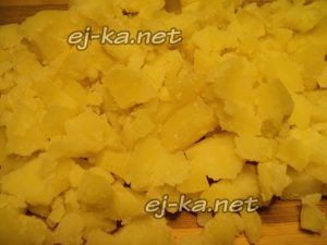 Измельчить картофель