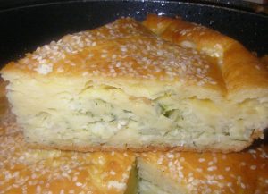 Вкусный капустный пирог на кефире