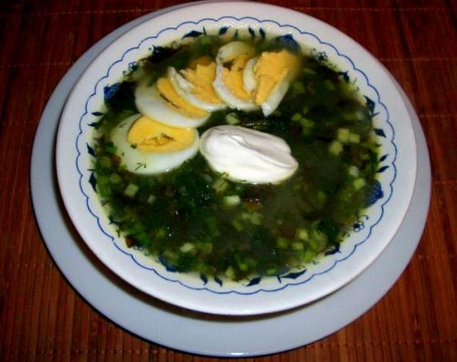 Суп из щавеля с яйцом классический рецепт