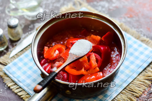 варить перец в томате