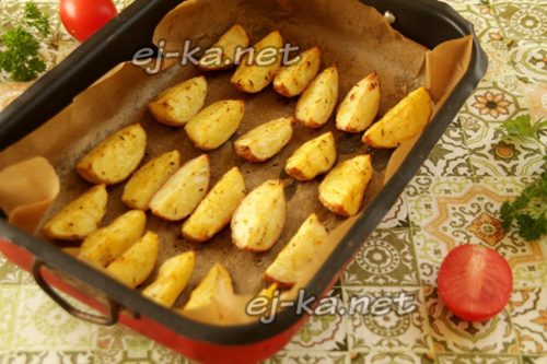запеченный картофель