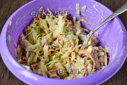 Готовим салат 