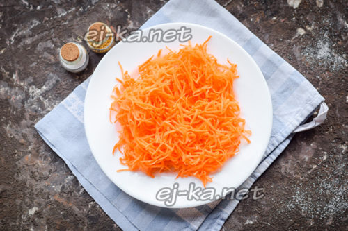 тертая морковь