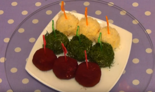 Сырные шарики на праздничный стол