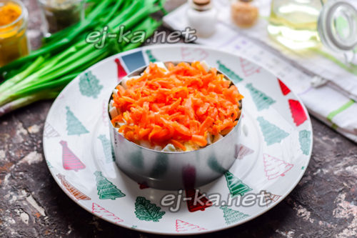 слой моркови