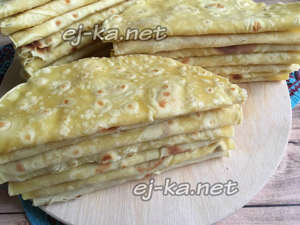 Тесто на кыстыбый на молоке по татарски с картошкой по татарски рецепт с фото