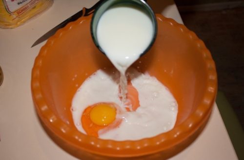 яйцо молоко
