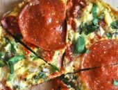 Миниатюра к статье Пицца-омлет на завтрак