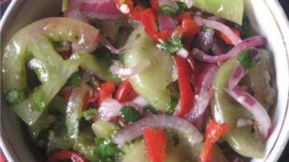 салаты из зеленых помидоров на зиму рецепты с фото